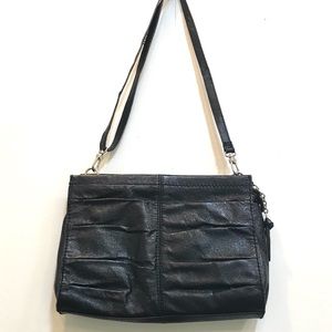 🖤The Sak Black Leather Crossbody Shoulder Bag🔥